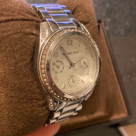 Michael Kors Stainless Steel Watch- Silver - Picture 7 of 10